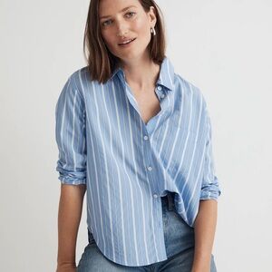 Madewell Drapey Oversized Boy Shirt